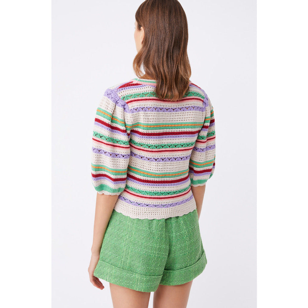 Suncoo Ladies Jumper - Fancy Stripe Panaca