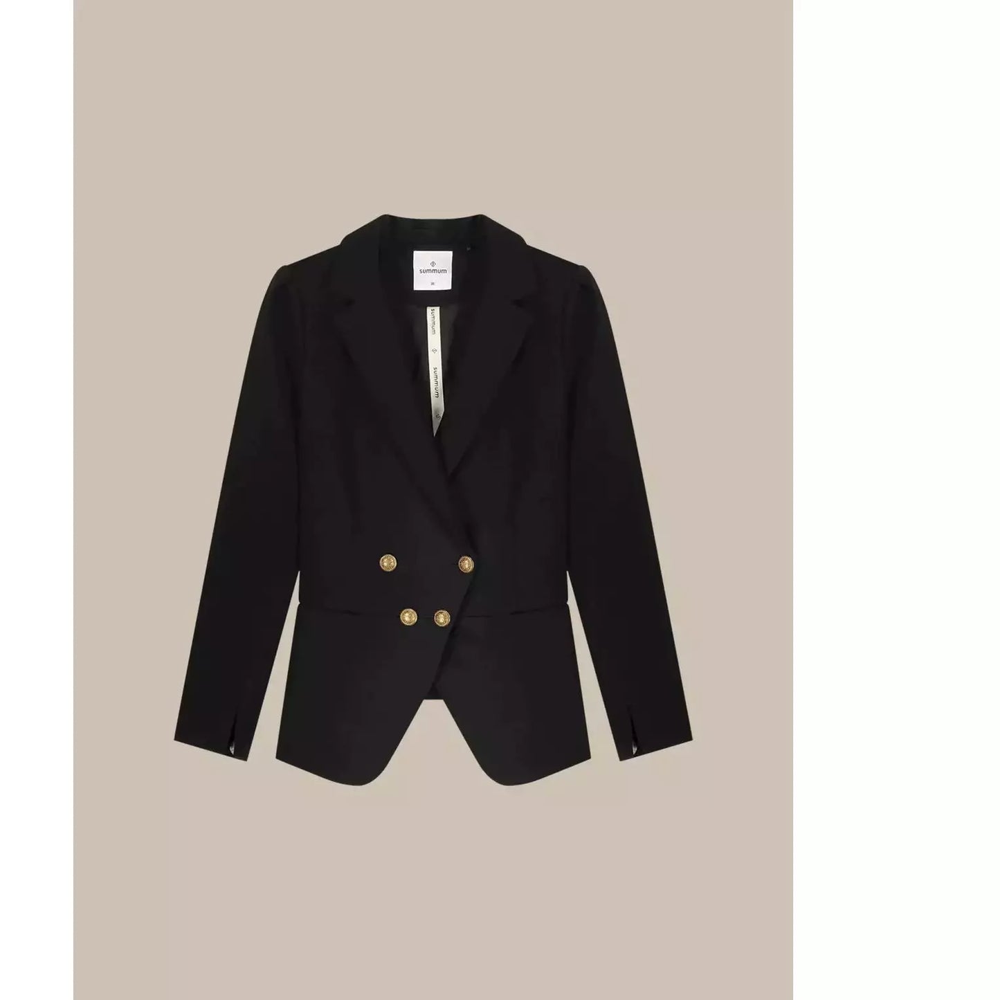 Summum Woman Ladies Blazer - Punto Milani Black