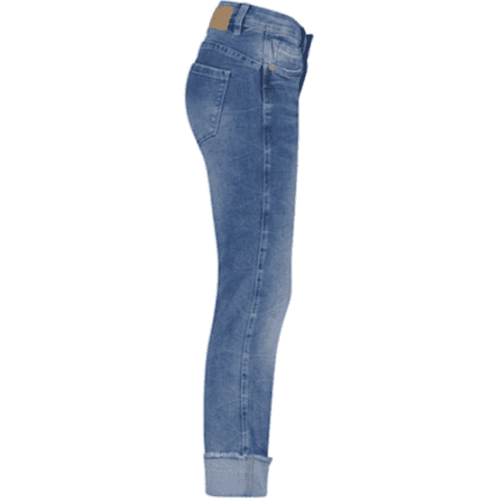Red Button Ladies Jeans SRB2965 - Lulu Turnup Light Stone Used
