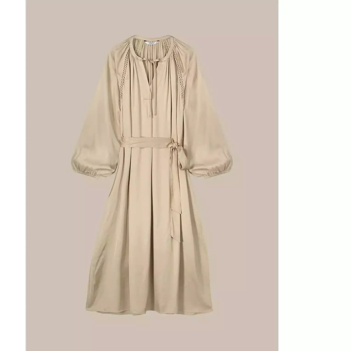 Summum Woman Ladies Dress - Satin Midi / Alpaca