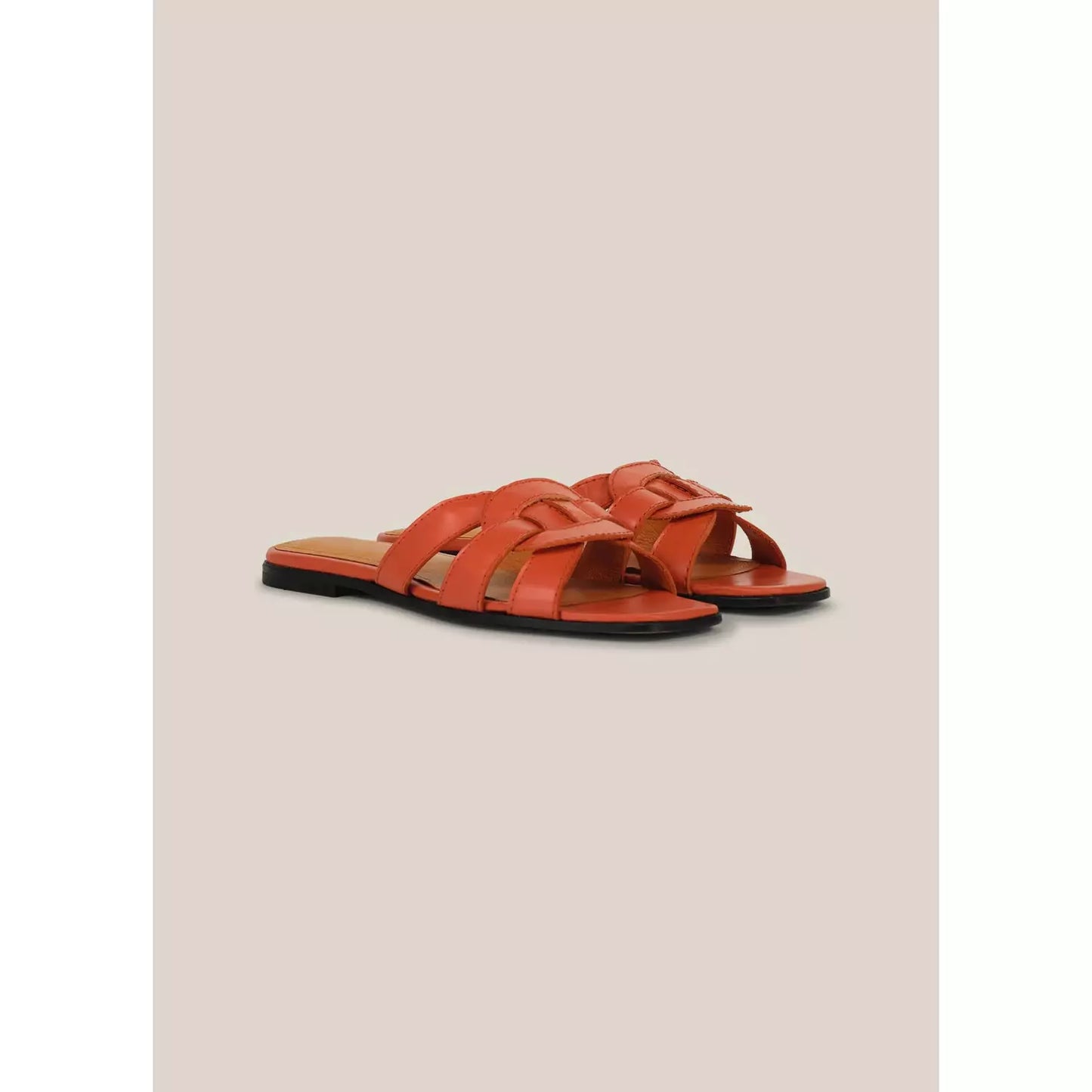 Summum Woman Ladies Leather Slip Flops