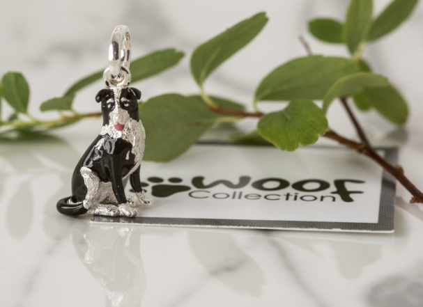 Gemma J Collie Dog Silver Charm