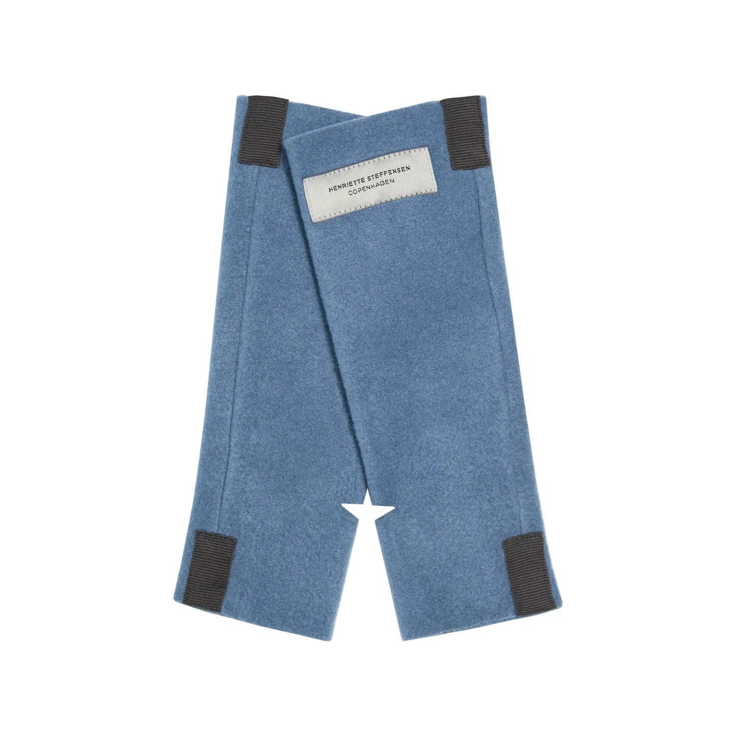 Henriette Steffensen Ladies Wrist Warmers 6022 - Dusky Blue