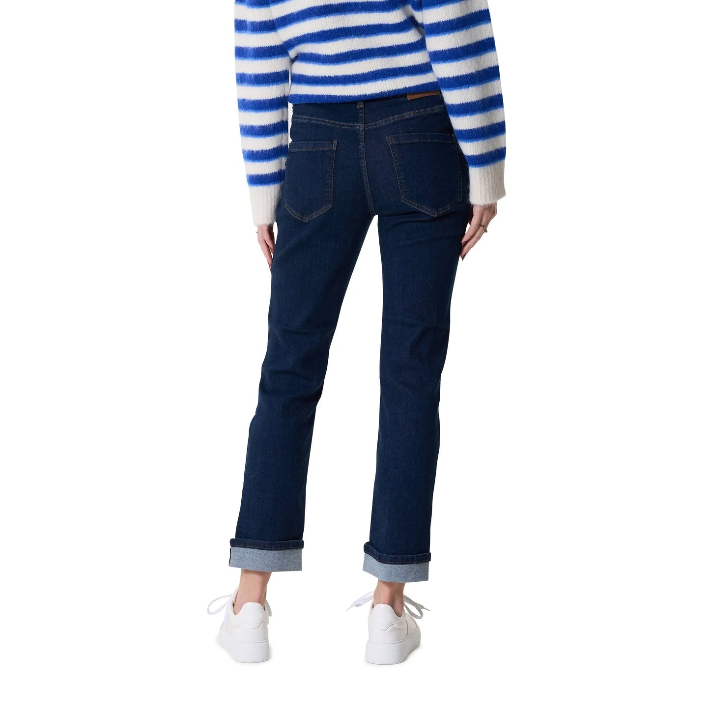 Red Button Ladies Jeans Kate Denim & Turnup SRB4275 - Dark Blue