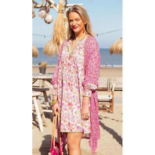 Place du Soleil Ladies Floral Short Dress S24-440