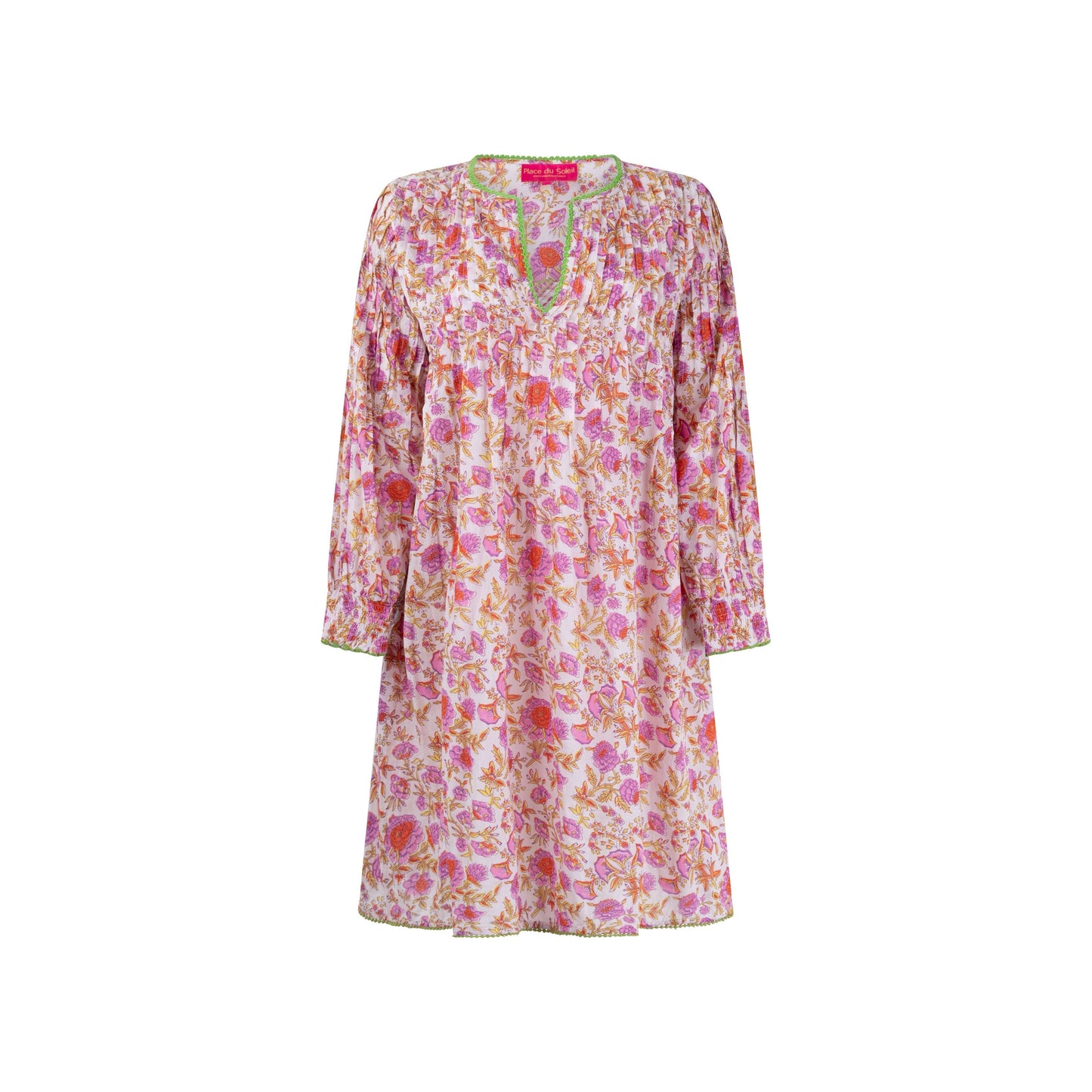 Place du Soleil Ladies Floral Short Dress S24-440
