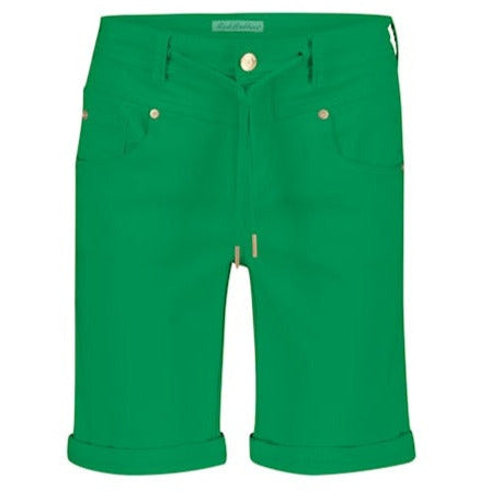 Red Button Ladies Relax Shorts - Green SRB3991