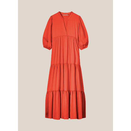 Summum Woman Ladies Maxi Dress - Mandarin