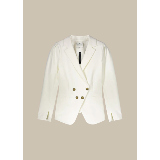 Summum Woman Ladies Blazer - Punto Milani White