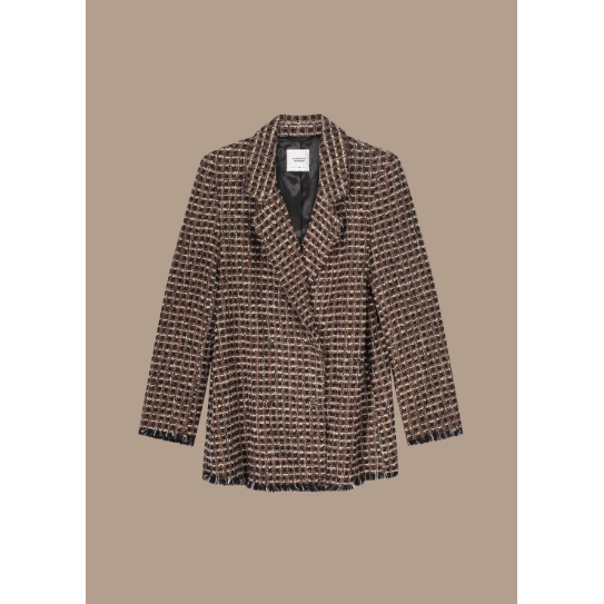 Summum Woman Ladies Half Length Tweed Jacket