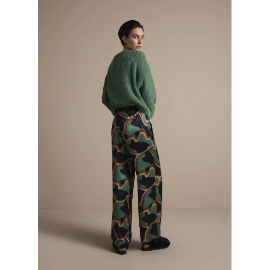 Summum Woman Ladies Smooth Trousers - Green