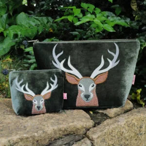 Lua Stag Velvet Mini Purse
