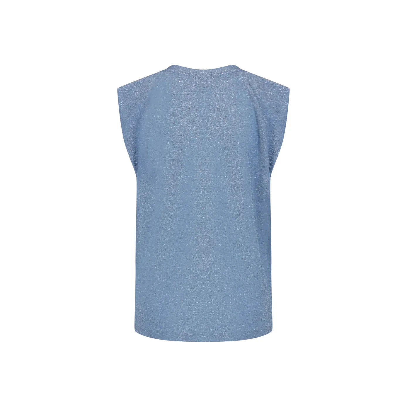 Coster Copenhagen Ladies Lurex Top- Ice Blue
