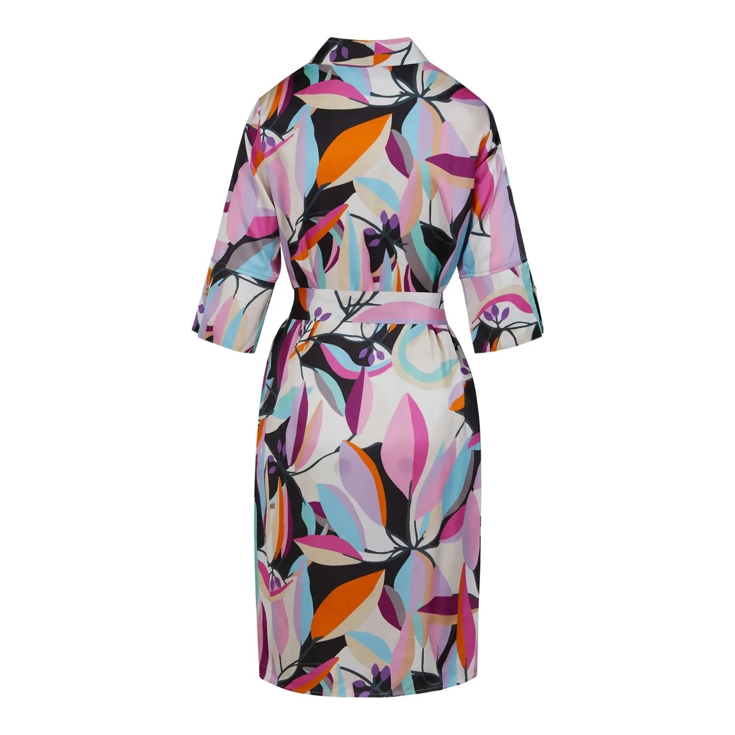 Coster Copenhagen Ladies Tunika Dress - Multi Leaf Print