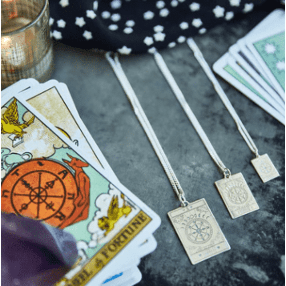 CarterGore Tarot Necklace - Wheel of Fortune