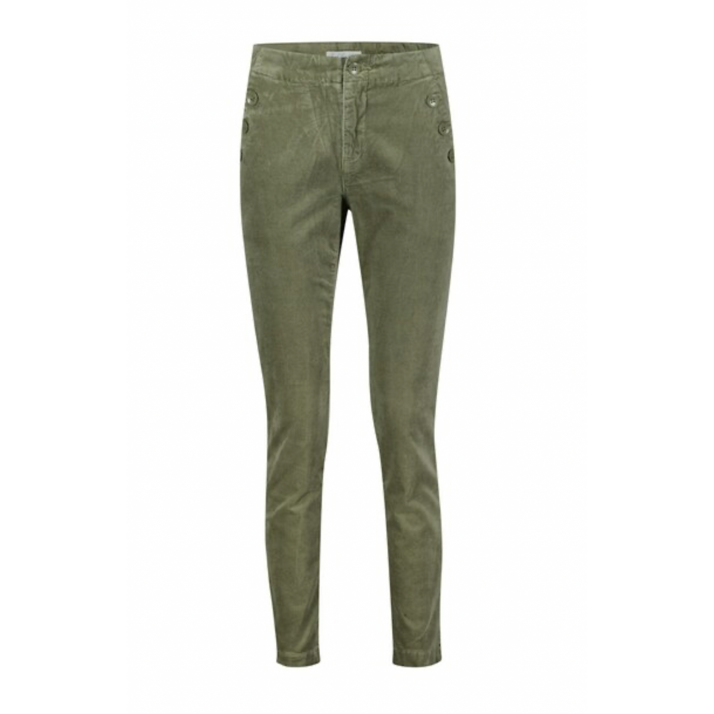 Red Button Ladies Bebe Velvet Trousers SRB3063- Sage