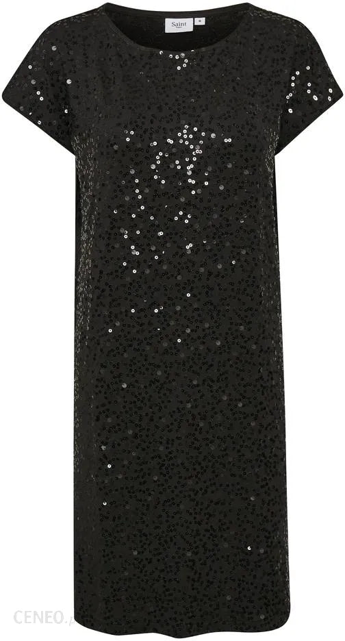 Saint Tropez Black Sequin Carola Dress