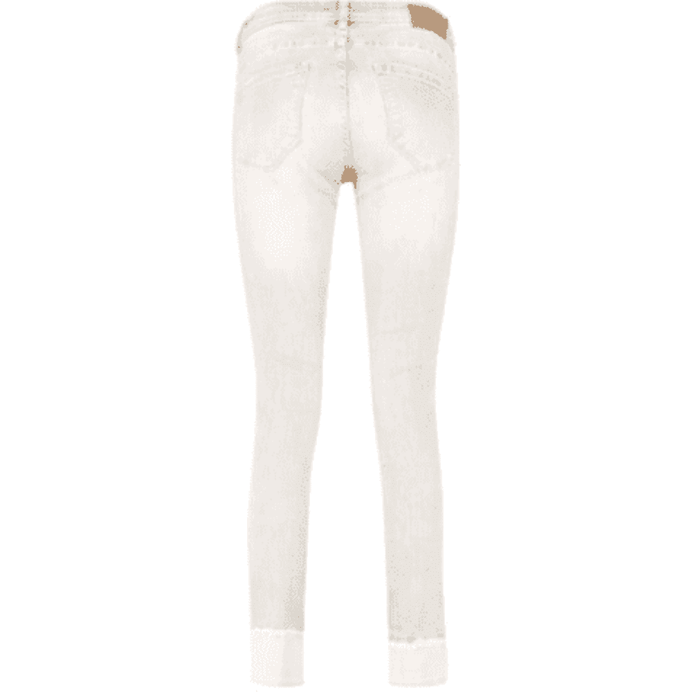 Red Button Ladies Jeans SRB2997 - Lulu Turnup Coloured White Denim