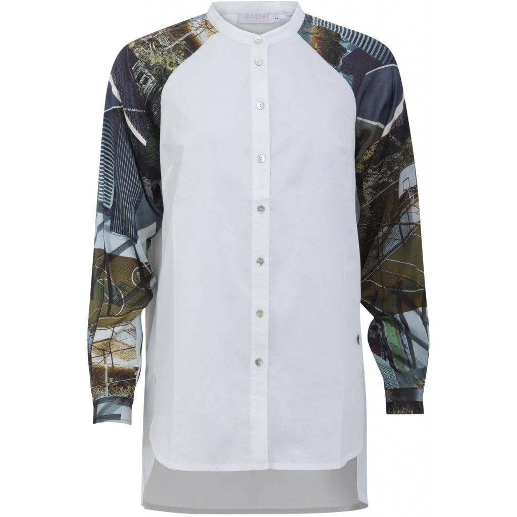 Coster Copenhagen Ladies Shirt - Urban Collage Print
