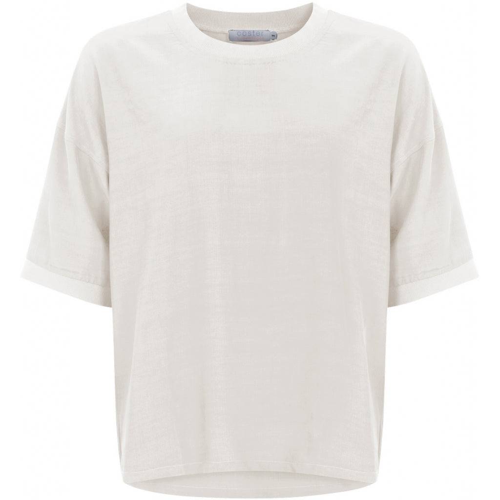 Coster Copenhagen Ladies T-Shirt - Rib Neck Cream