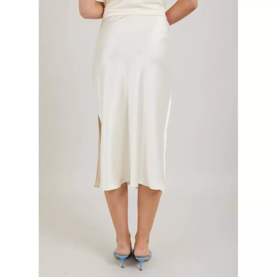 CC Heart by Coster Copenhagen Skyler Sateen Skirt - Creme