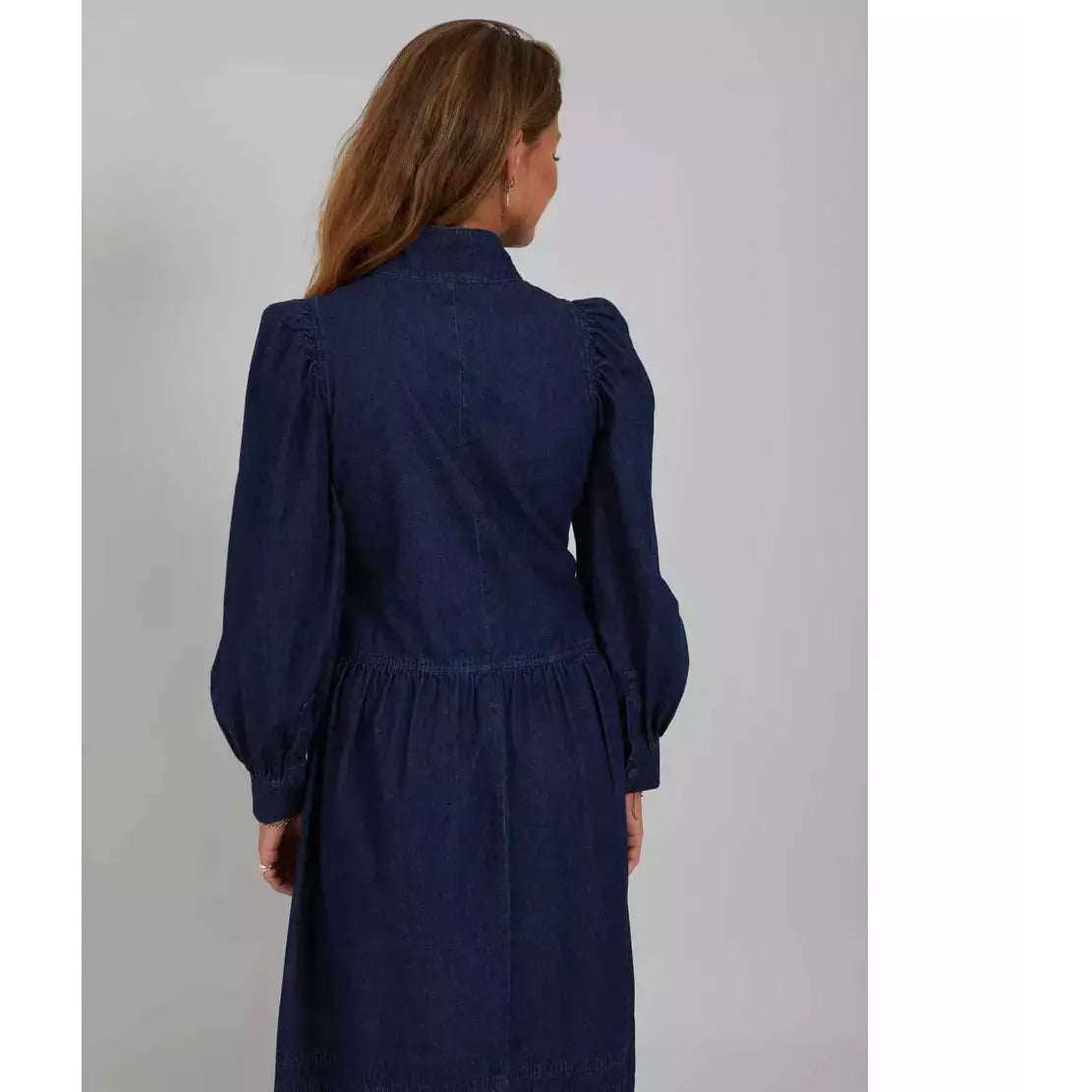 Coster Copenhagen Ladies Long Shirt Dress - Indigo