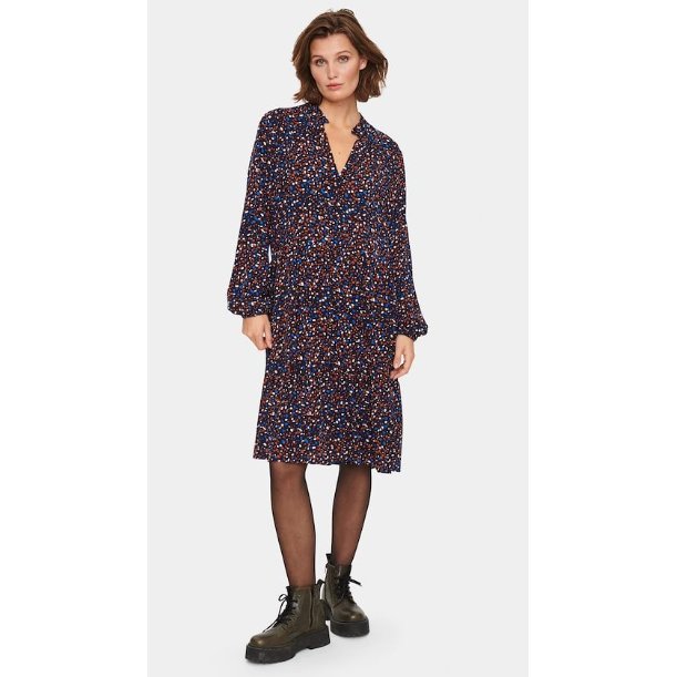 Saint Tropez Ladies Eda Dress - Night Sky Multi Dot