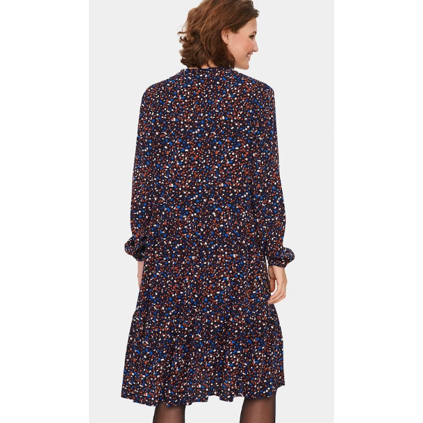 Saint Tropez Ladies Eda Dress - Night Sky Multi Dot