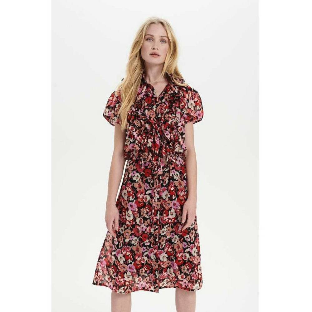Saint Tropez Ladies Lilja Dress - Bittersweet Poppy
