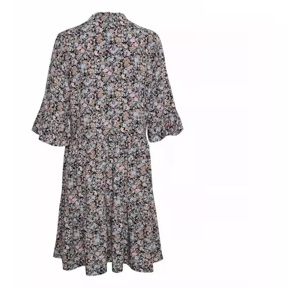 Saint Tropez Ladies Eda Dress - Black Flower Story