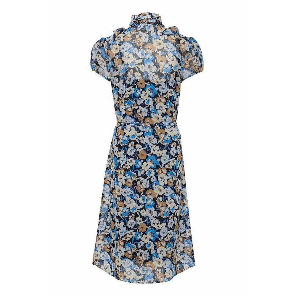 Saint Tropez Ladies Lilja Dress - Campanula Poppy