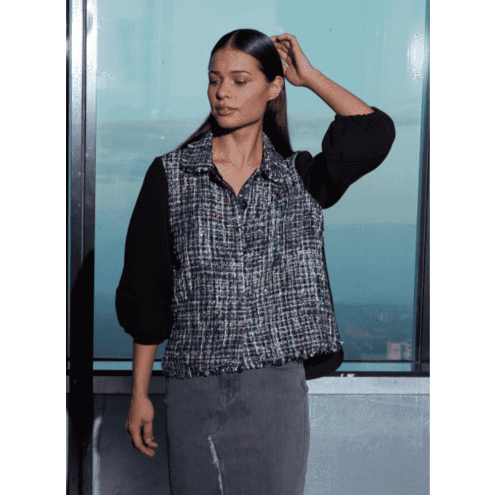 Coster Copenhagen Ladies Blazer - Boucle Blue
