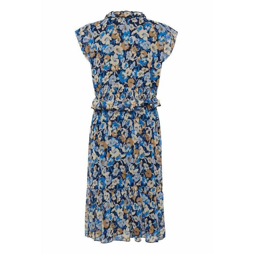 Saint Tropez Ladies Line Dress - Campanula Poppy