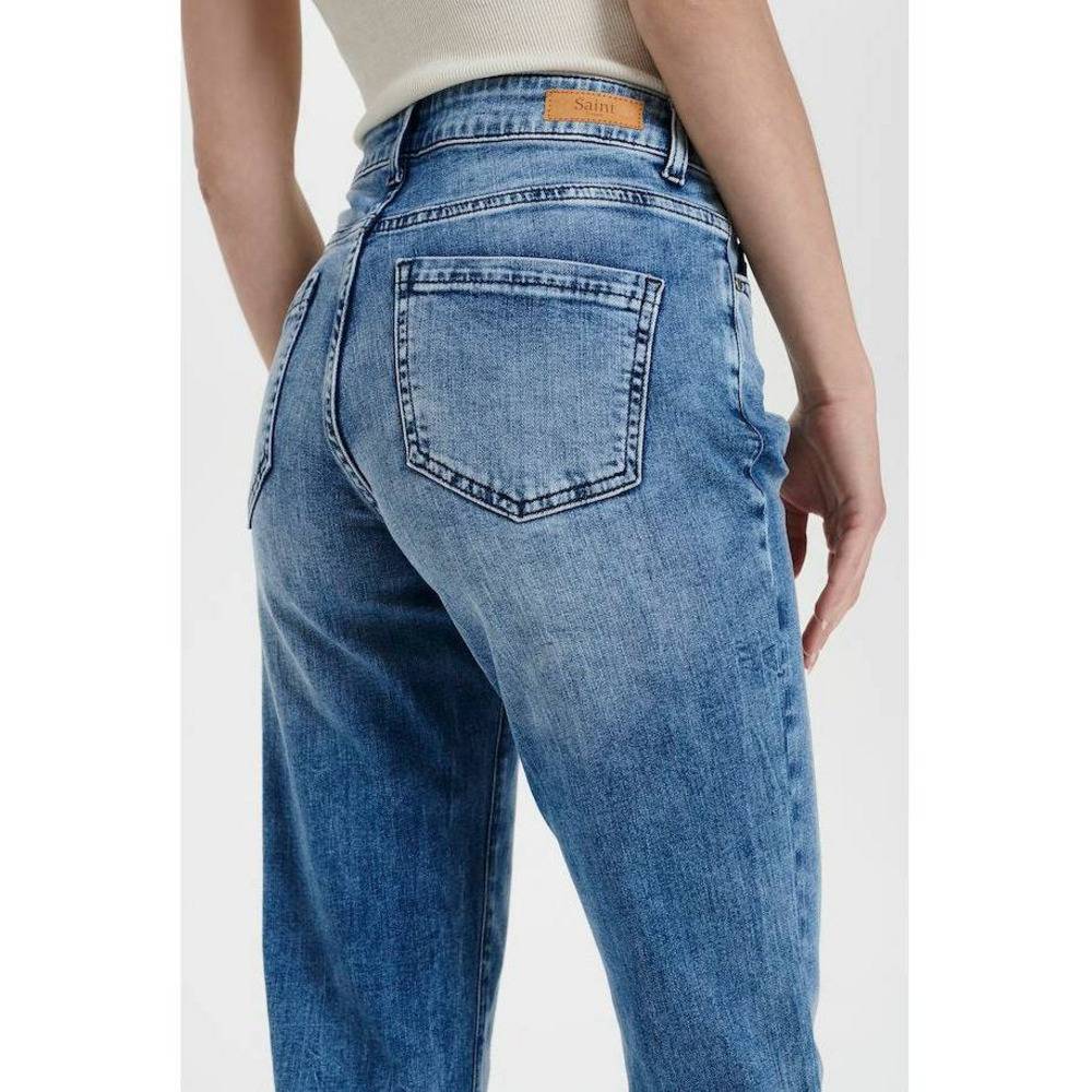 Saint Tropez Ladies Molly Jeans - Light Blue Denim