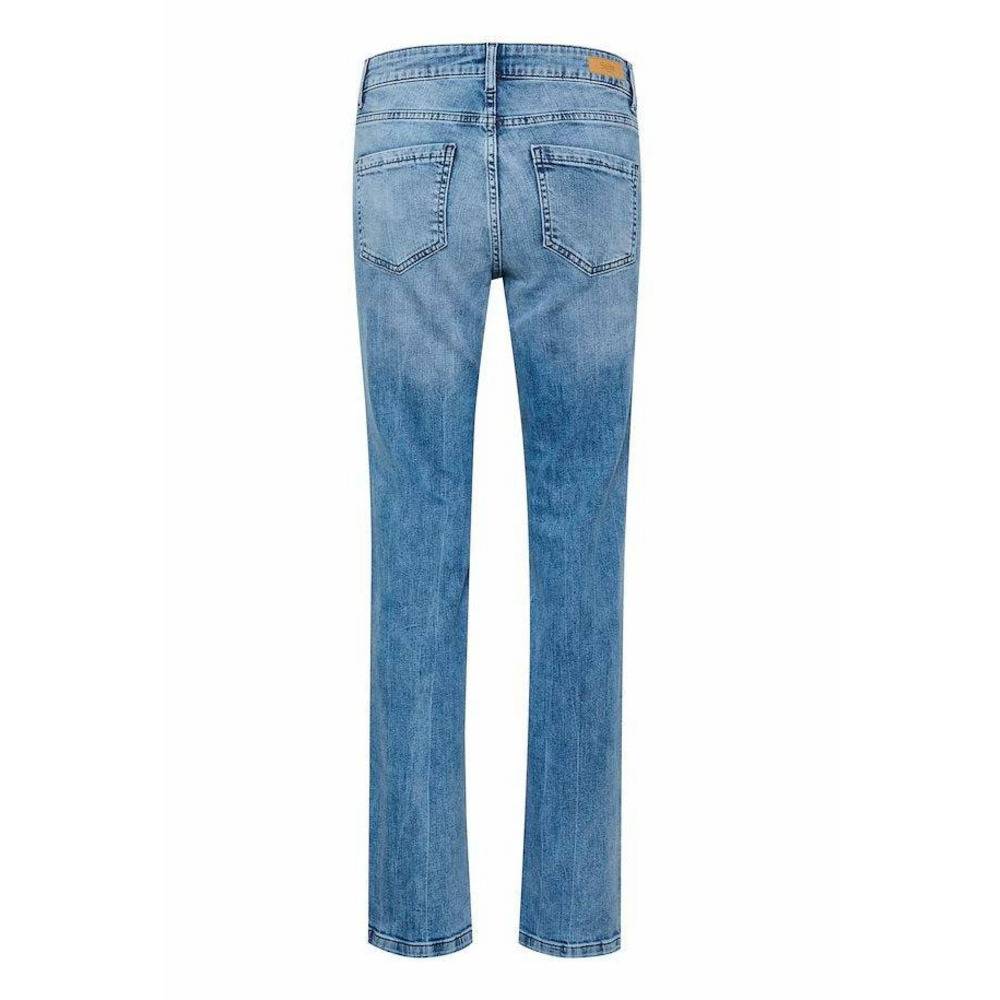 Saint Tropez Ladies Molly Jeans - Light Blue Denim