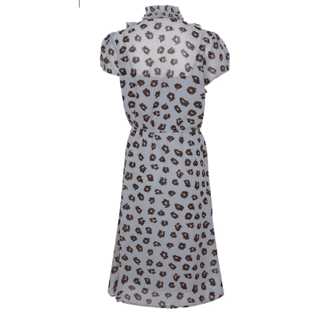 Saint Tropez Lilja Dress in Quicksilver Flower Shadow