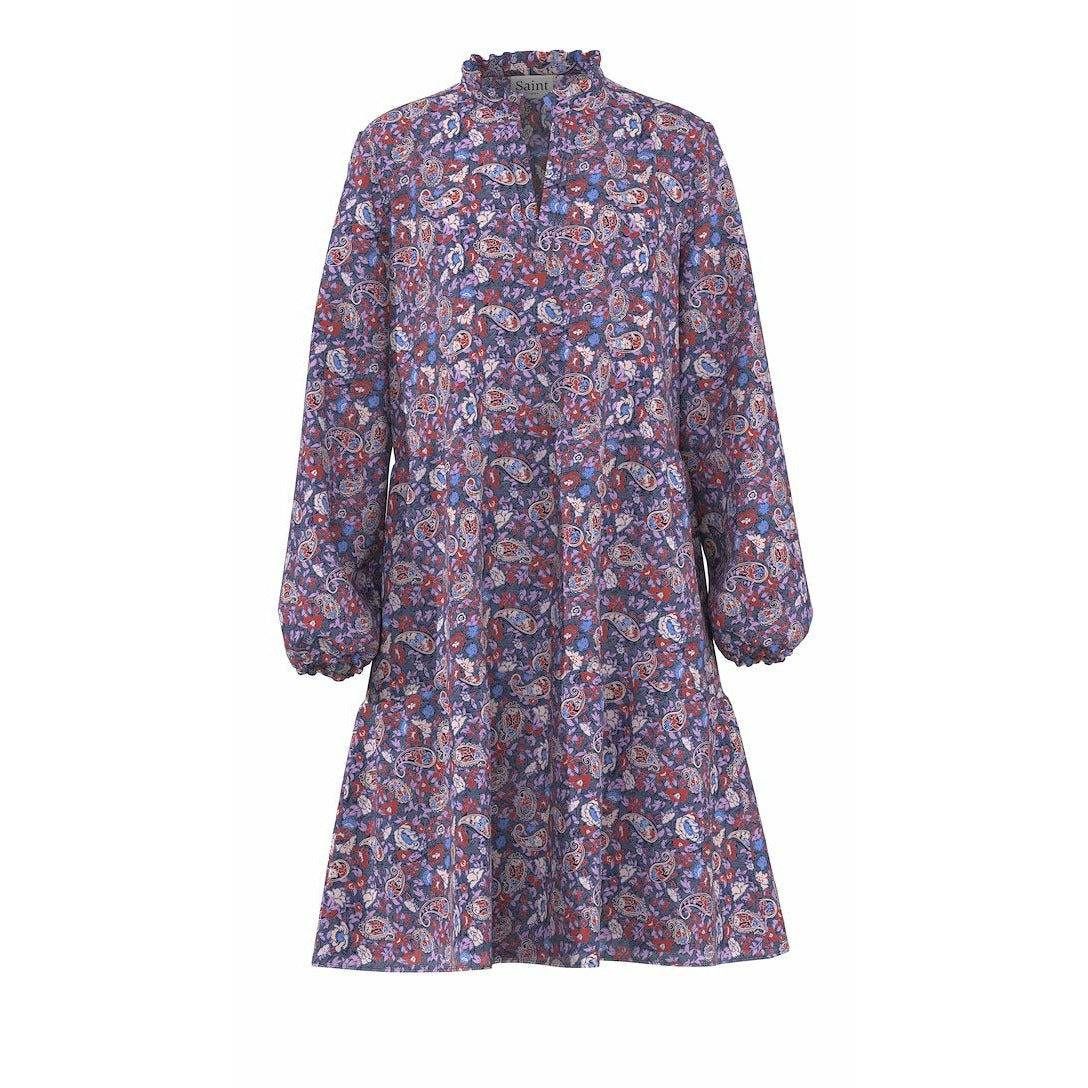 Saint Tropez Ladies Eda Dress - Night Sky Paisley Roses