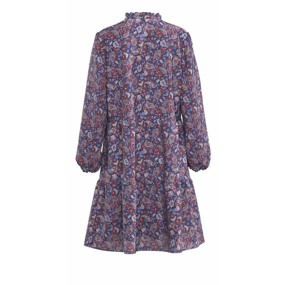 Saint Tropez Ladies Eda Dress - Night Sky Paisley Roses