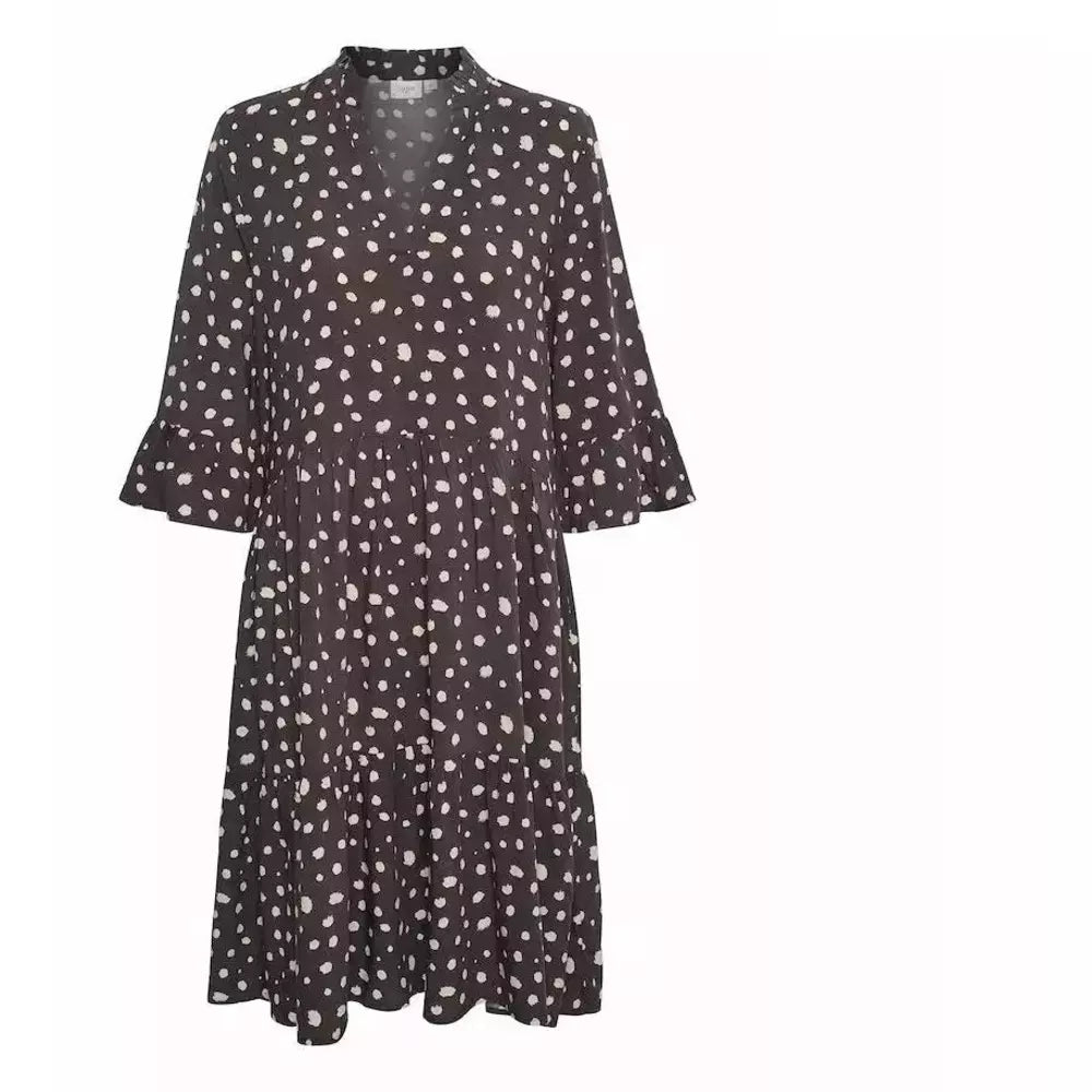 Saint Tropez Ladies Eda Dress - Nine Iron Dot