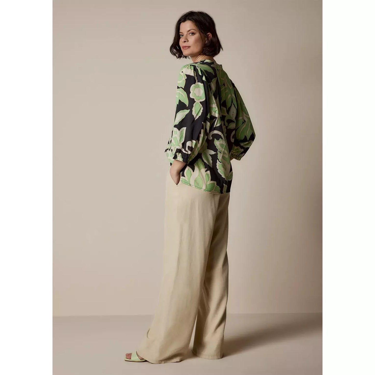 Summum Woman Ladies Blouse - Botanical Print