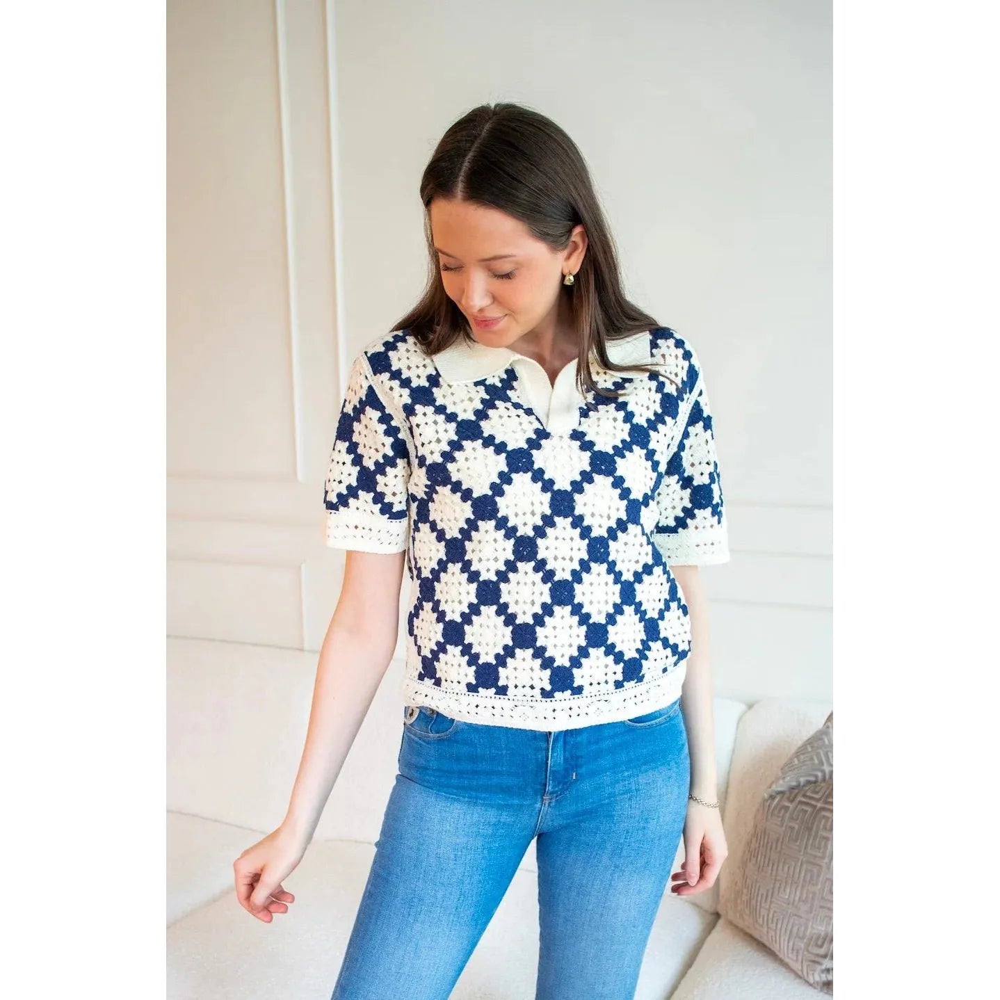 Suncoo Ladies Pull Perisol - Bleu Nuit