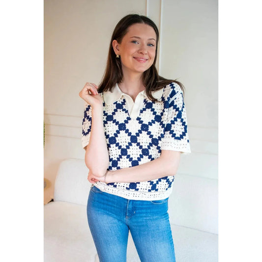 Suncoo Ladies Pull Perisol - Bleu Nuit