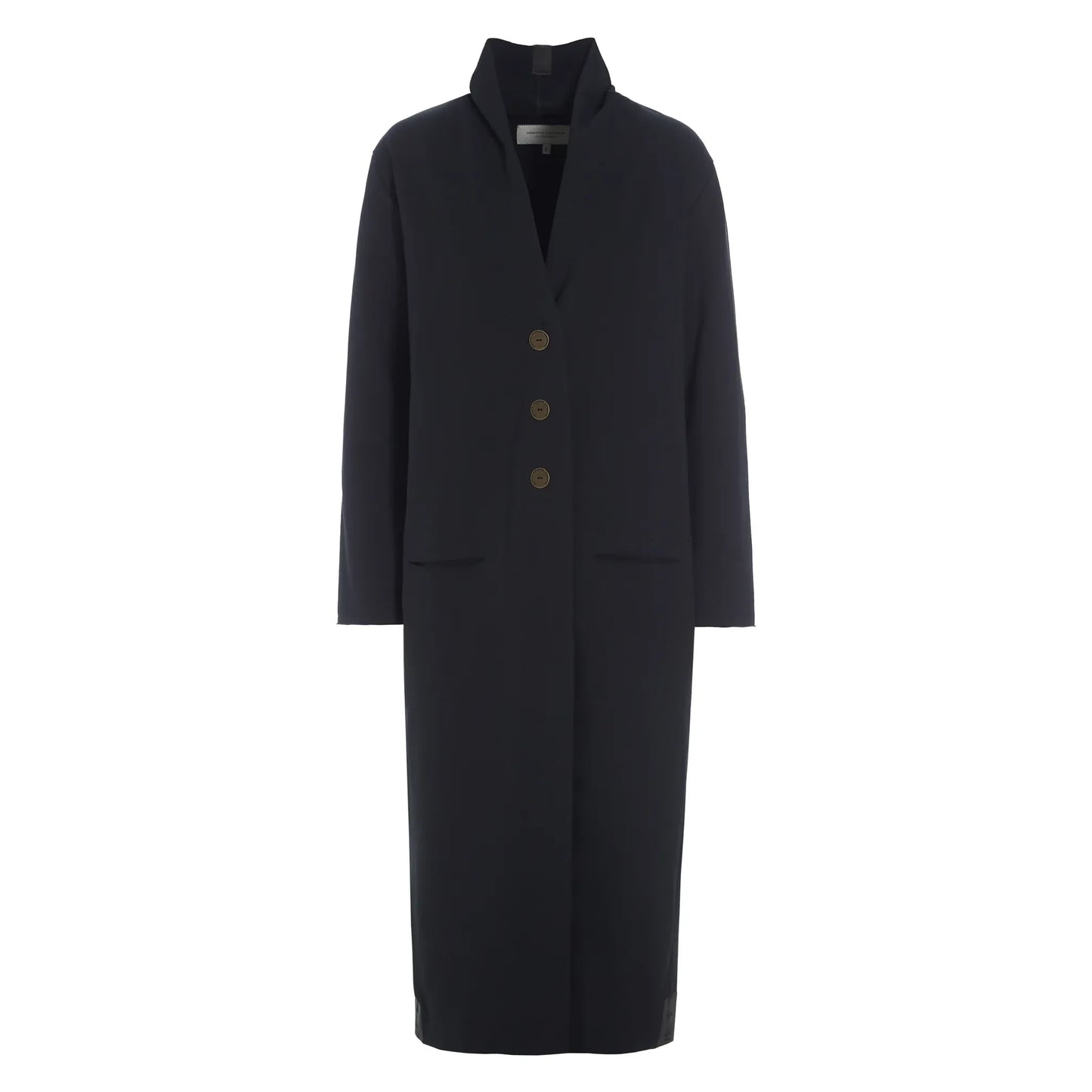 Henriette Steffensen Ladies Long Jersey Cardigan 77002 - Black