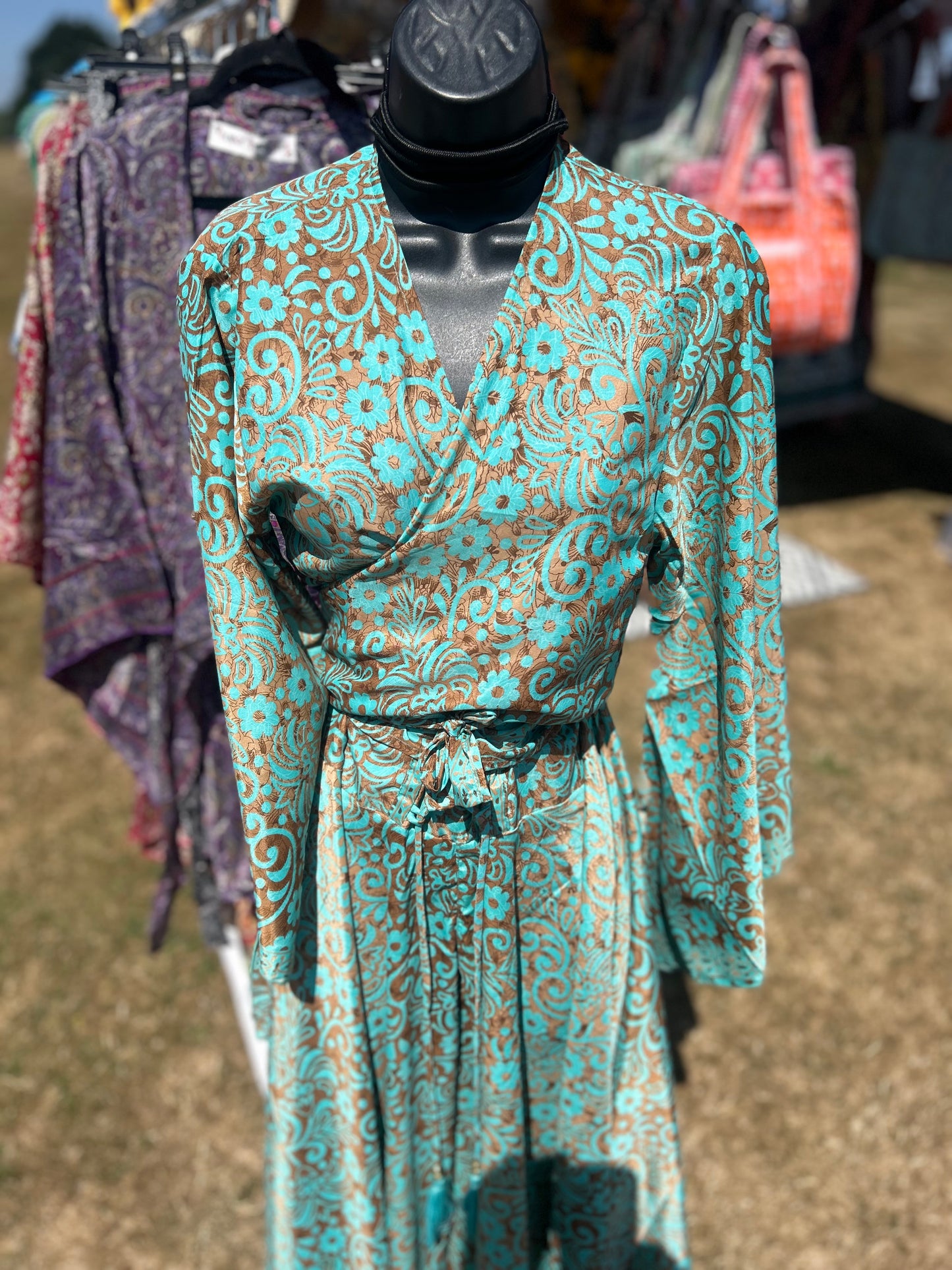 Indian Summer Skirt and Wrap Top Set