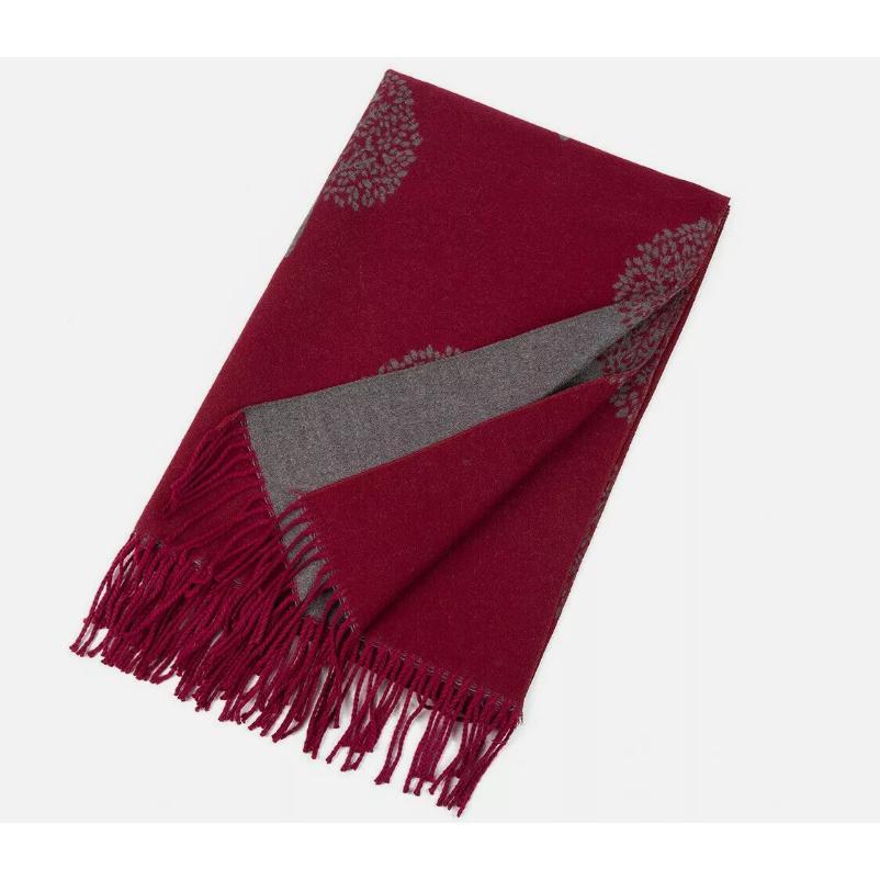 Ellie & Bea Ladies Mulberry Tree 'Cashmere Feel' Reversible Scarf / Shawl - Various Colours