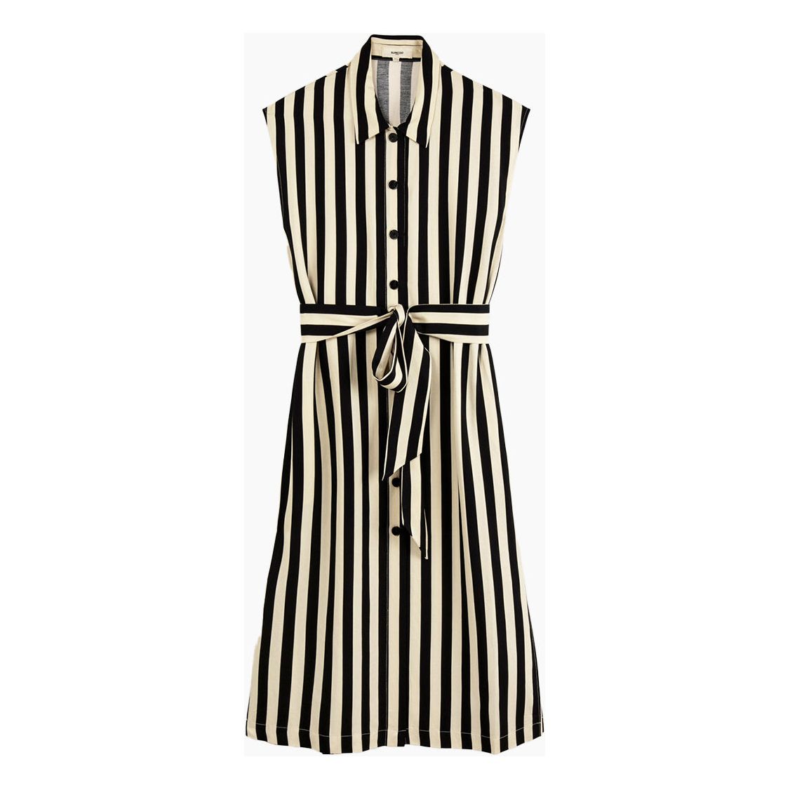 Suncoo Ladies Celest Dress - Beige & Black