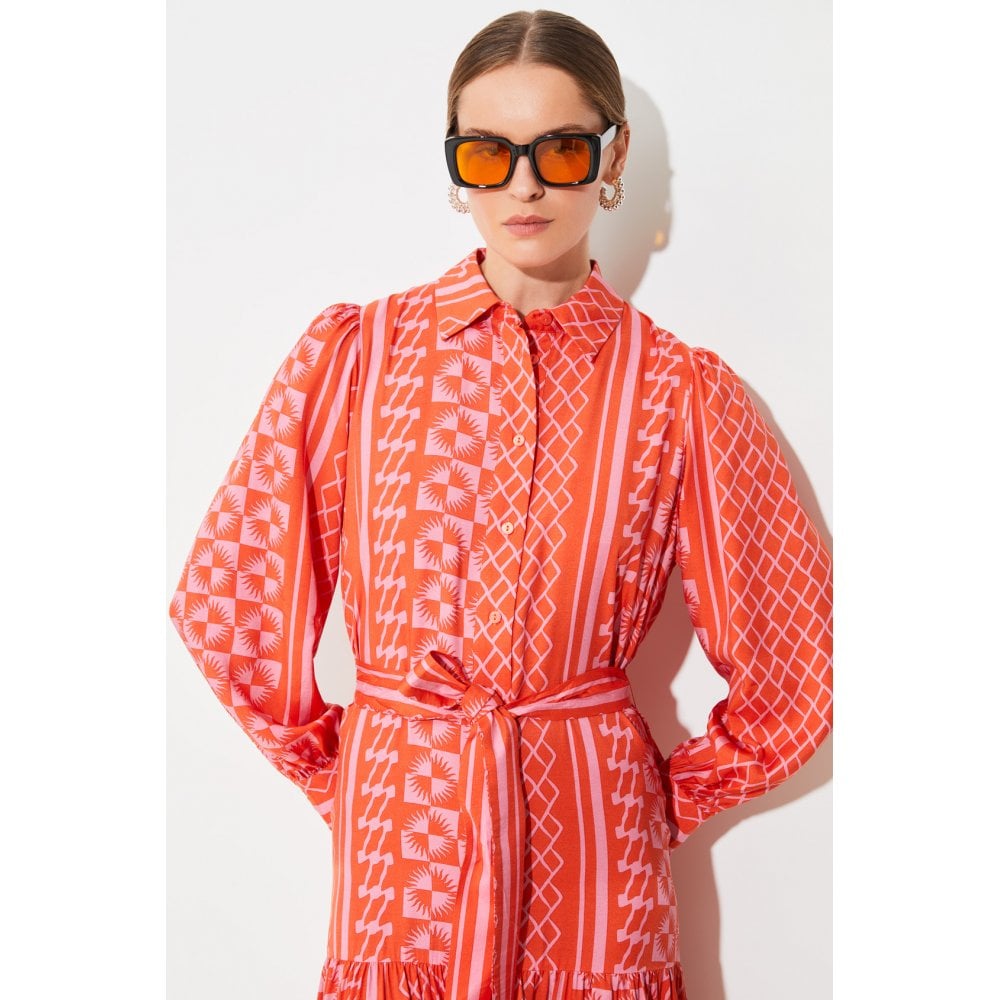 Suncoo Ladies Chadia Dress - Geranium