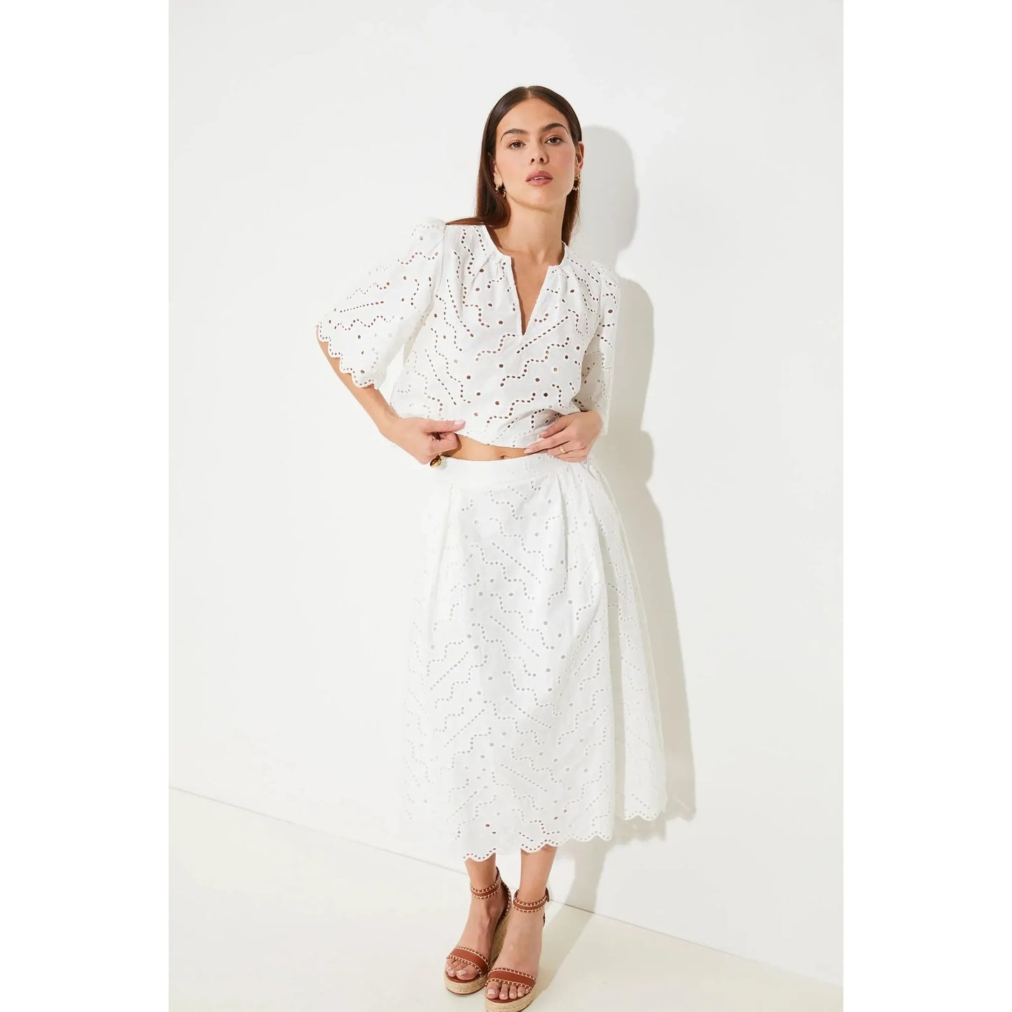 Suncoo Ladies Flavie Skirt - Off White