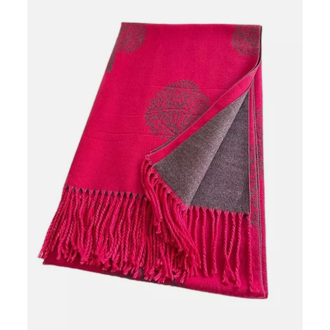 Ellie & Bea Ladies Mulberry Tree 'Cashmere Feel' Reversible Scarf / Shawl - Various Colours