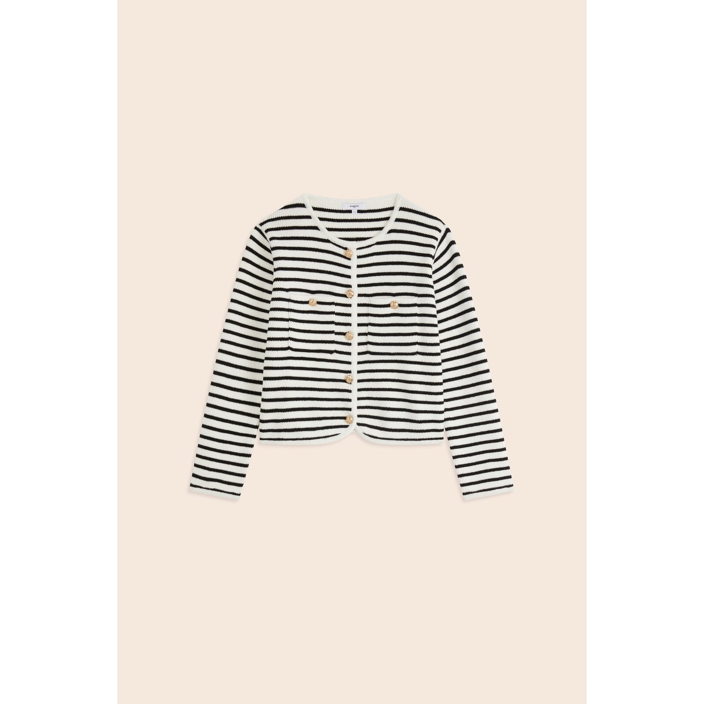 Suncoo Paris Ladies Gabriel Cardigan - Blanc Casse